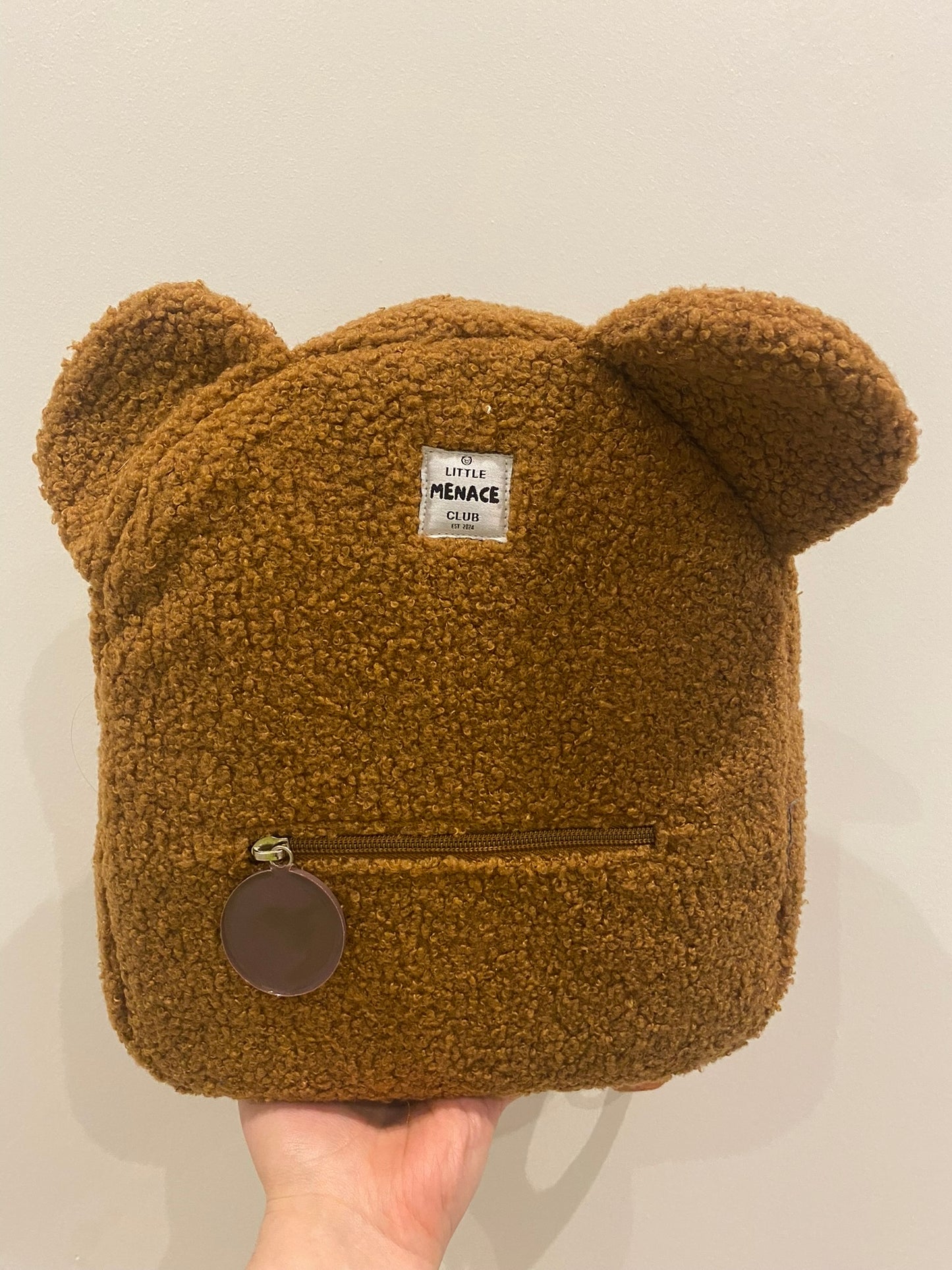 Little Menace Club Teddy Backpack